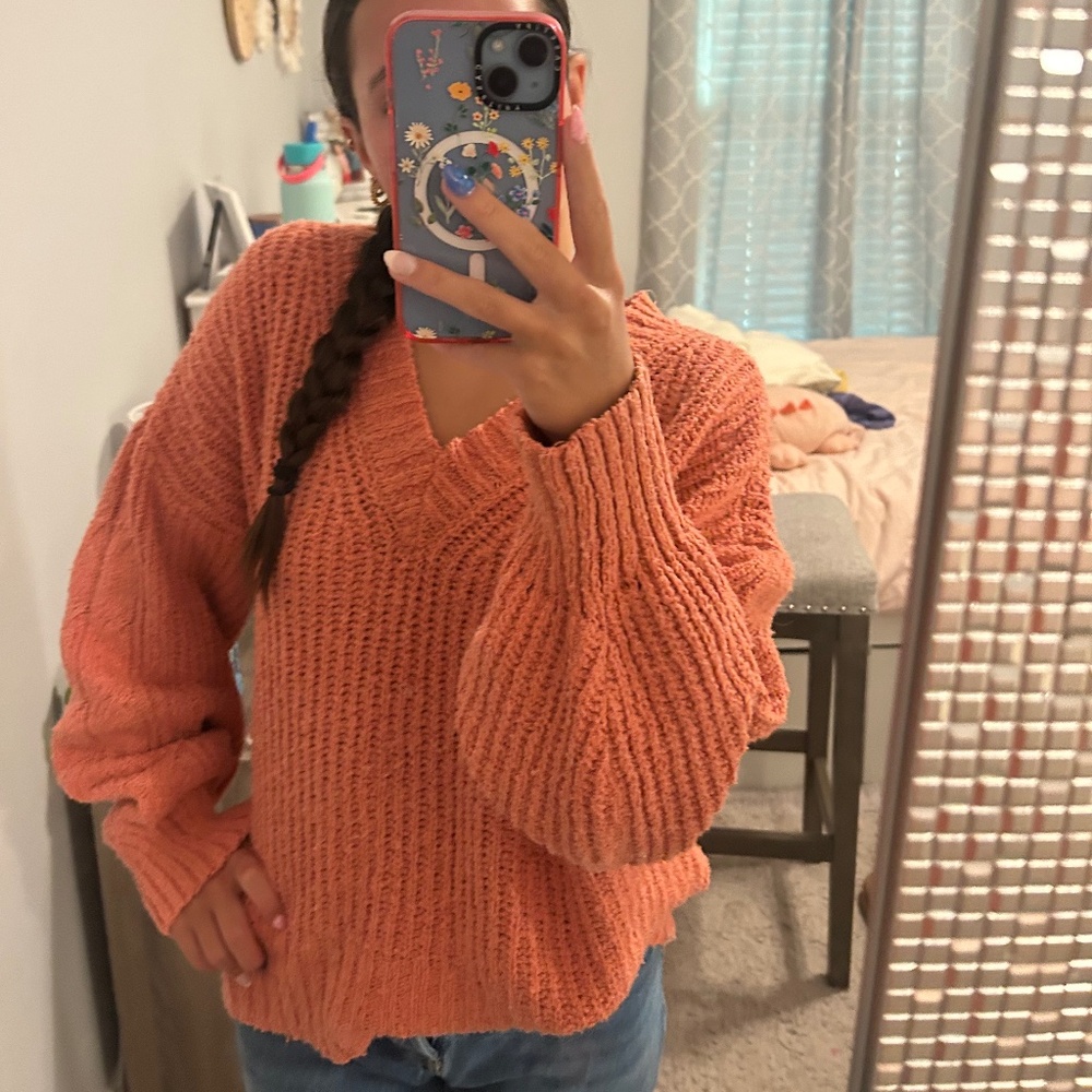 Burgundy sweater
